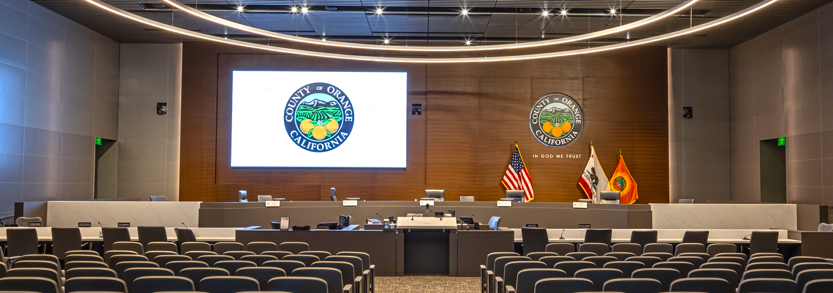 Board Hearing Room at County Administration North